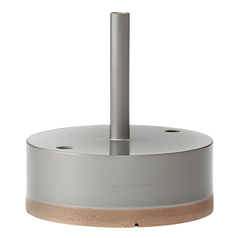 PD312 metal-bond diamond drill bit, 3-1/2" diameter, 3/8" straight shank, gray body with diamond cutting rim