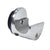 CRL Laguna Brushed Stainless Top-Mount Sliding Glass Tube Clamp