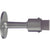 CRL Aluminum Heavy-Duty Wall-Mount Door Stop - Commercial