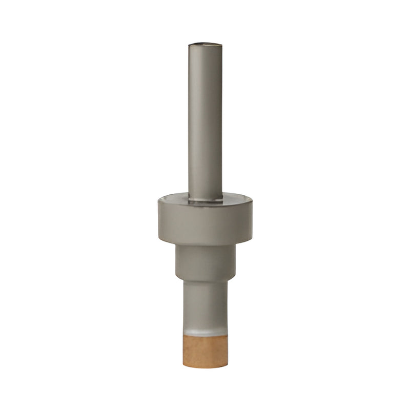 PD12 metal-bond diamond glass drill, 1/2 in diameter, 3/8 in reduced round shank, extra-long shaft