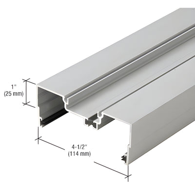 CRL-U.S. Aluminum Male Expansion Mullion 24'2" Clear Anodized Thermal