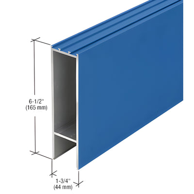 CRL-U.S. Aluminum 6.5" Kynar Painted Door Bottom Rail/Bulkhead 21'6"