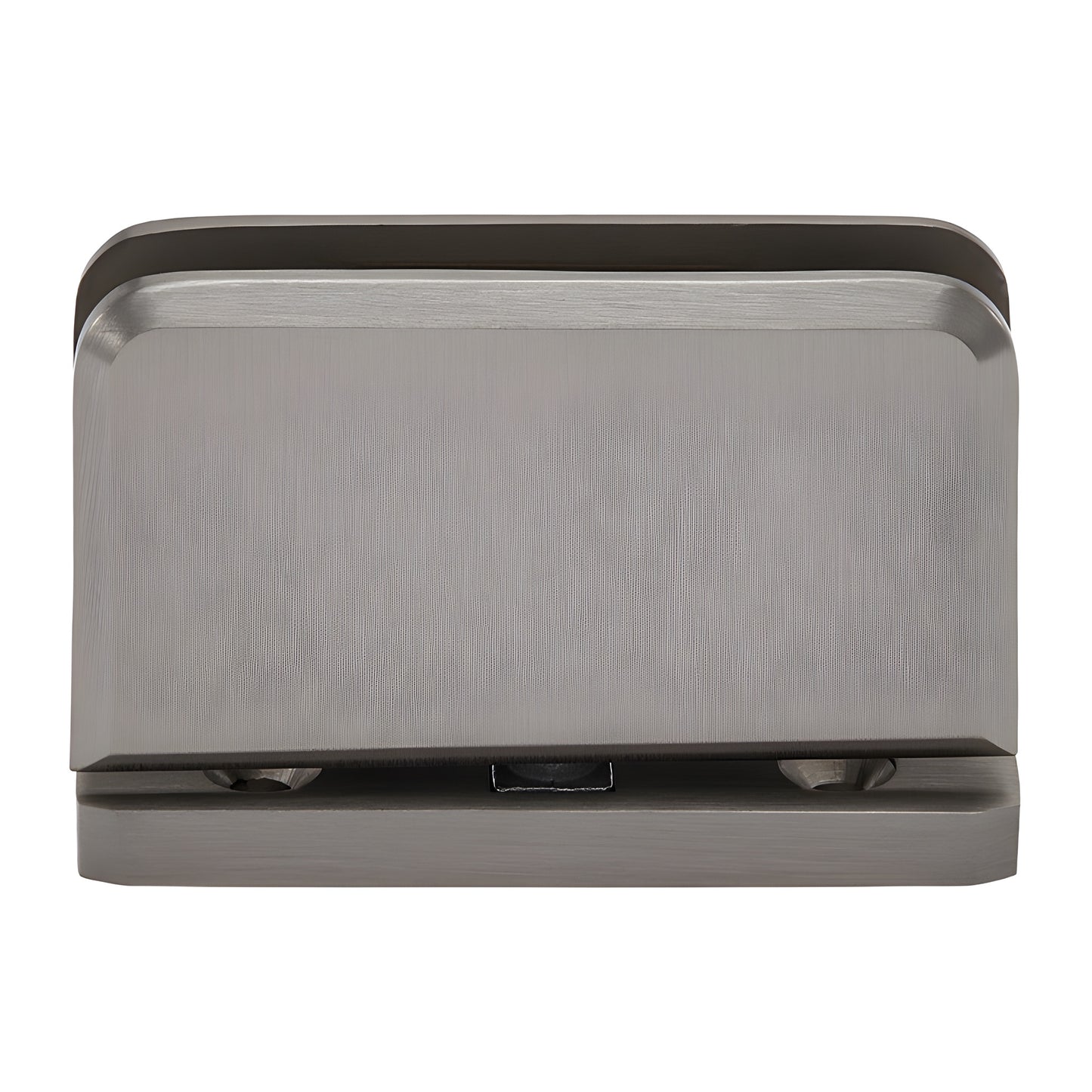 JRPPH01BN brushed nickel brass bottom-mount self-centering pivot hinge for 1/4" glass shower door