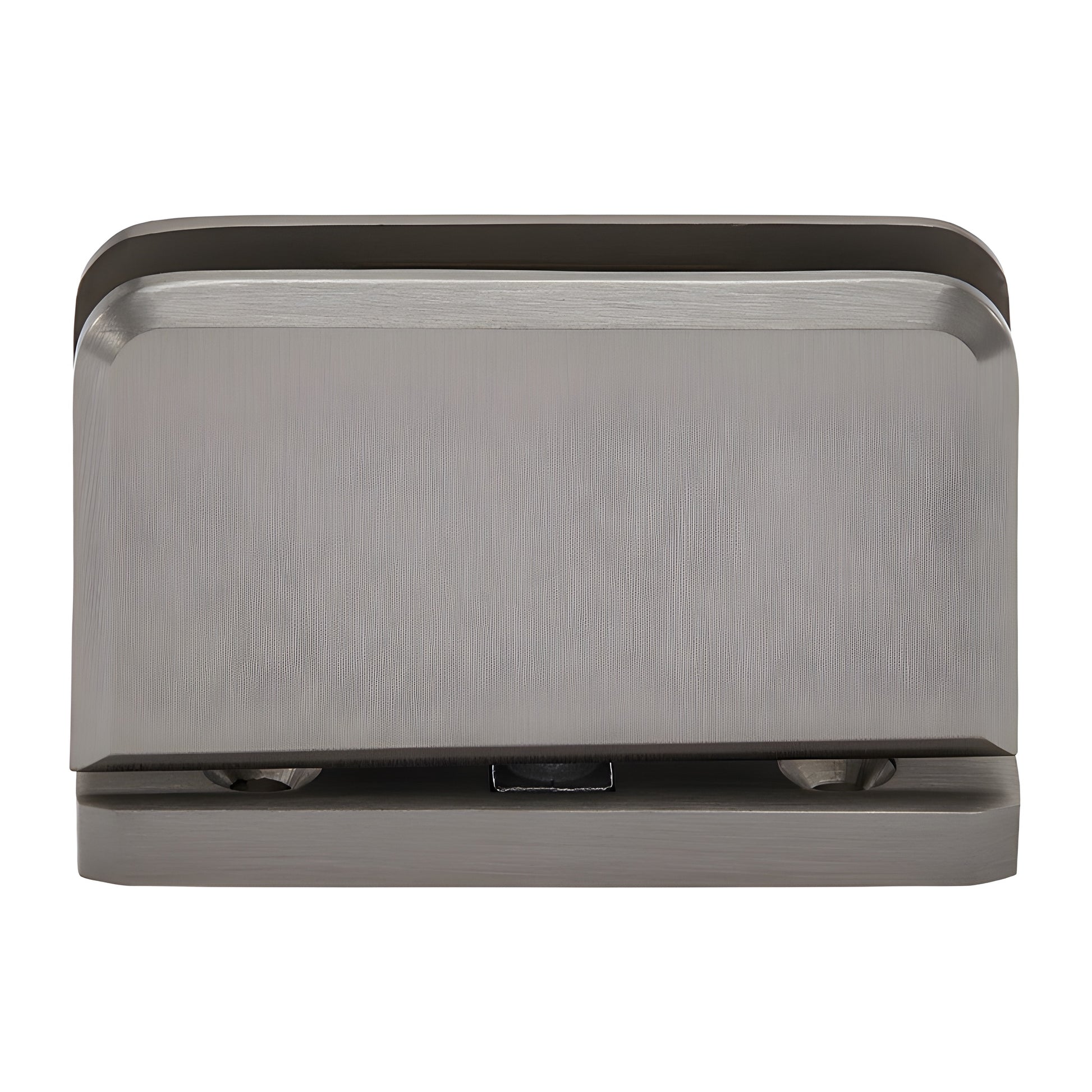 JRPPH01BN brushed nickel brass bottom-mount self-centering pivot hinge for 1/4" glass shower door