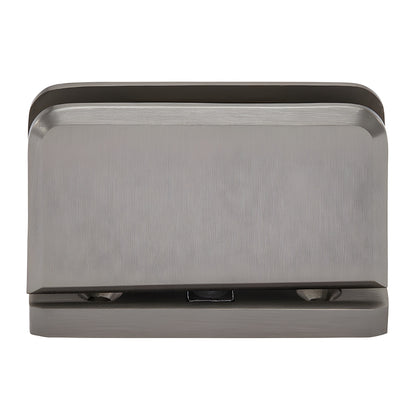 JRPPH01BN brushed nickel brass bottom-mount self-centering pivot hinge for 1/4" glass shower door