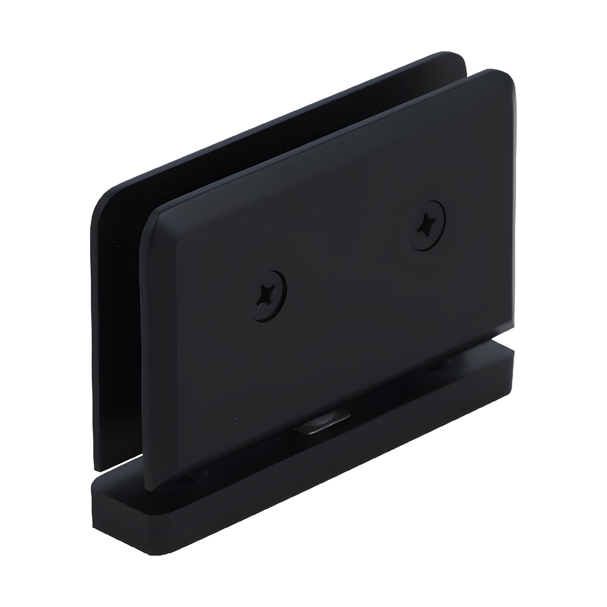 SRPPH010RB oil-rubbed bronze brass shower door pivot hinge, beveled, for 1/2" glass, head & sill mount