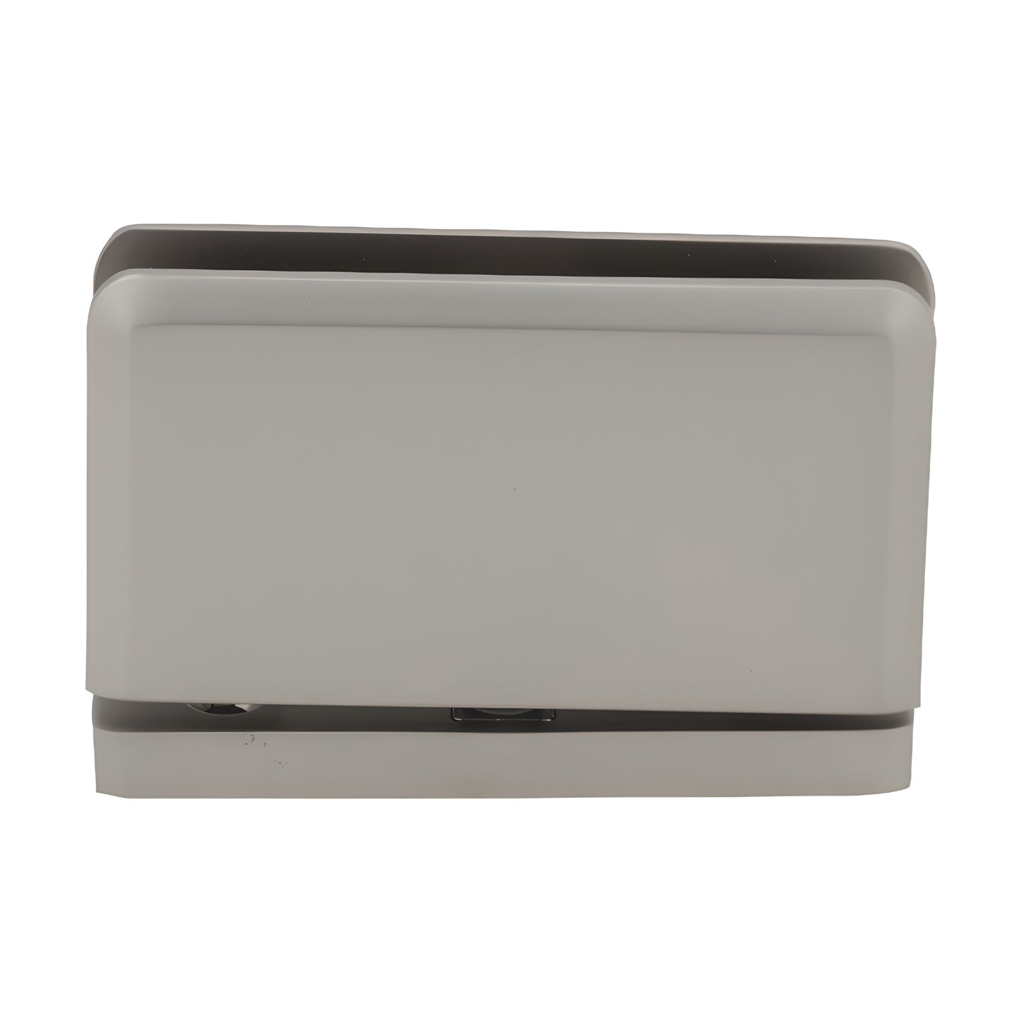 SRPPH01SN satin nickel brass pivot hinge for 1/2" (12mm) tempered glass - beveled, head/sill mount.