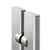 Latitude 34 Linea 48-in Brushed Stainless Ladder Pull Back-to-Back