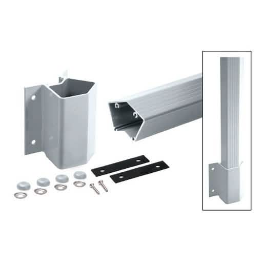 CRL 36" Mill 135° Fascia Mount Post Kit for Series Rails - Durable and Stylish Design
