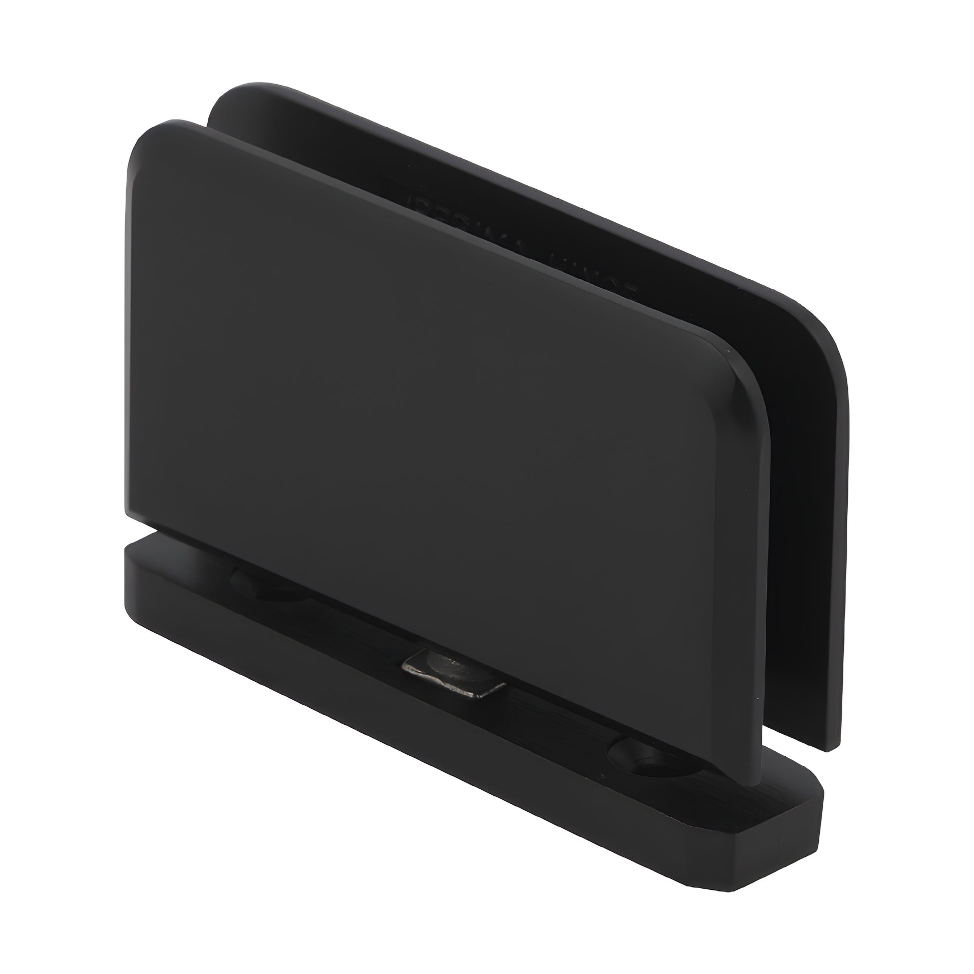 JRPPH010RB Junior Prima oil-rubbed bronze brass pivot hinge for 1/4" frameless glass shower door, top/bottom mount