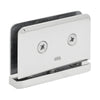 PPH0152CH polished chrome brass 5 pre-set Number Two pivot shower door hinge for 8-10mm tempered glass.
