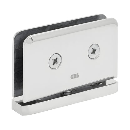 PPH0152CH polished chrome brass 5 pre-set Number Two pivot shower door hinge for 8-10mm tempered glass.