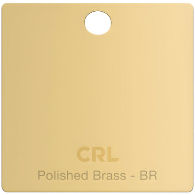 CRL Polished Brass Finish Sample Chip
