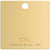 CRL Polished Brass Finish Sample Chip
