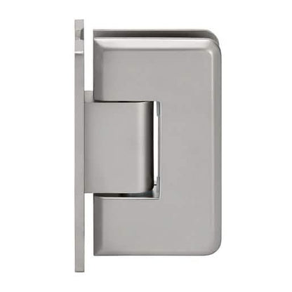"CRL Satin Nickel Cologne 037 Series Wall Mount 'H' Back Plate Hinge - Elegant and Durable
