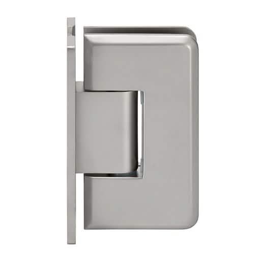 "CRL Satin Nickel Cologne 037 Series Wall Mount 'H' Back Plate Hinge - Elegant and Durable
