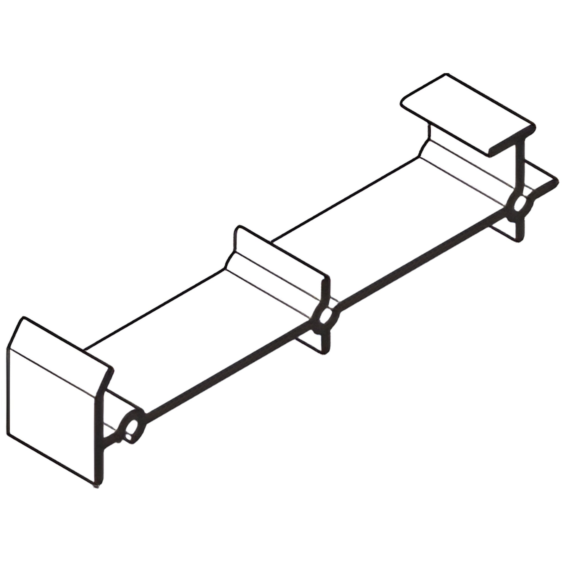 AP830 mill-finish aluminum hardware bracket for TW843/TW846 extruded architectural framing.