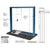 CRL Level 1 Bullet Resistant Manual Service Window, Powder-Painted
