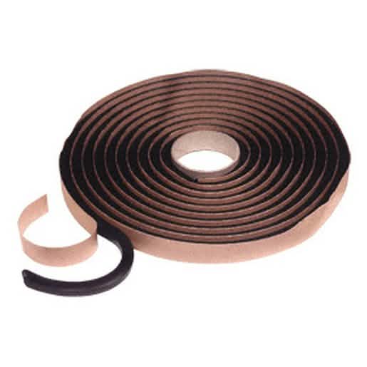 CRL 1/4" x 5/16" Autoglass Butyl Tape for secure, watertight glass installation.