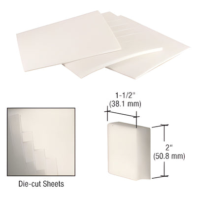 CRL 1-1/2" x 2" x 1/4" Super Duty Shipping Pads