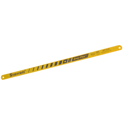 12 in yellow flexible alloy hacksaw blade, 18 TPI for mild steel, aluminum, copper - SKU SL1218