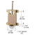 CRL 1-1/2 in Flat Nylon Wardrobe Mirror Door Roller Replacement