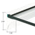 CRL 24-inch White Aluminum Glass Shelf Kit for 3/8-inch Glass
