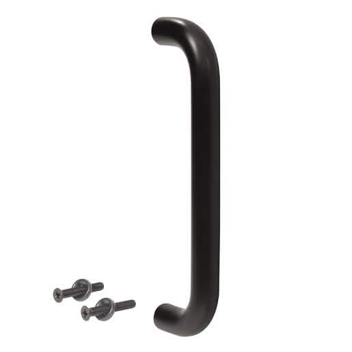 Oil Rubbed Bronze Solid Pull Handle, 10" - Durable and Stylish for Doors