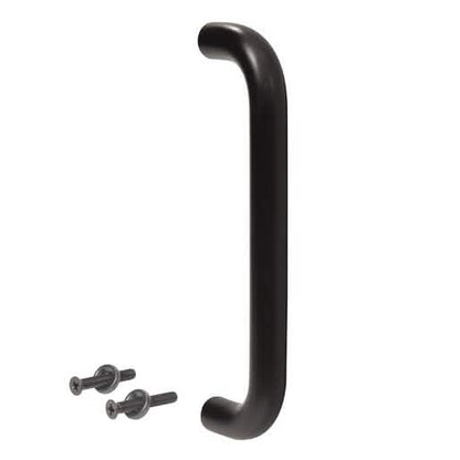 Oil Rubbed Bronze Solid Pull Handle, 10" - Durable and Stylish for Doors