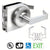 CRL Polished Stainless Grade 1 Passage Lever Lockset Housing