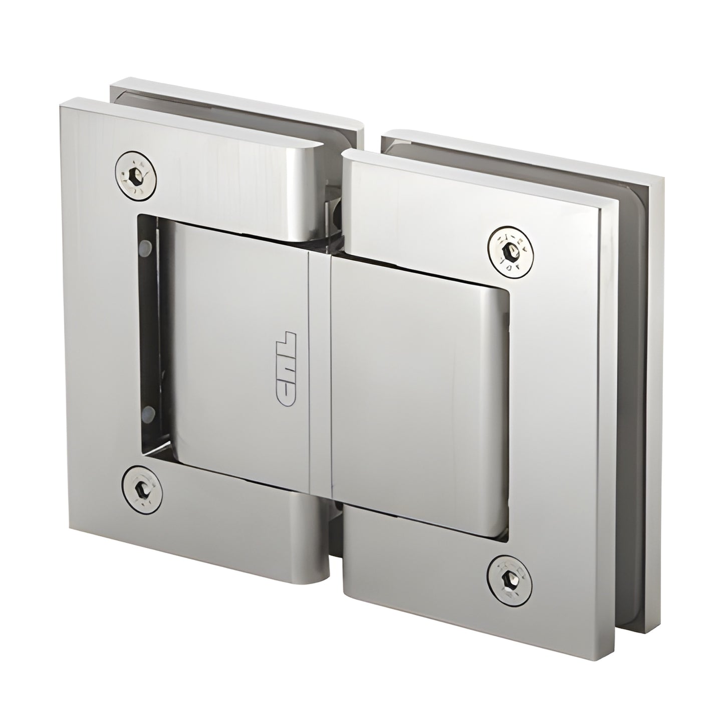 CRL H8015SA satin anodized aluminum oil dynamic glass to glass hinge, self closing/hold open, for 5/16-9/16" glass