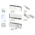 CRL Satin Anodized North American Patch Kit for Glass Doors w/ Lock