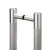 Latitude 34 Atlas 36-in Back-to-Back Ladder Pull Brushed Stainless