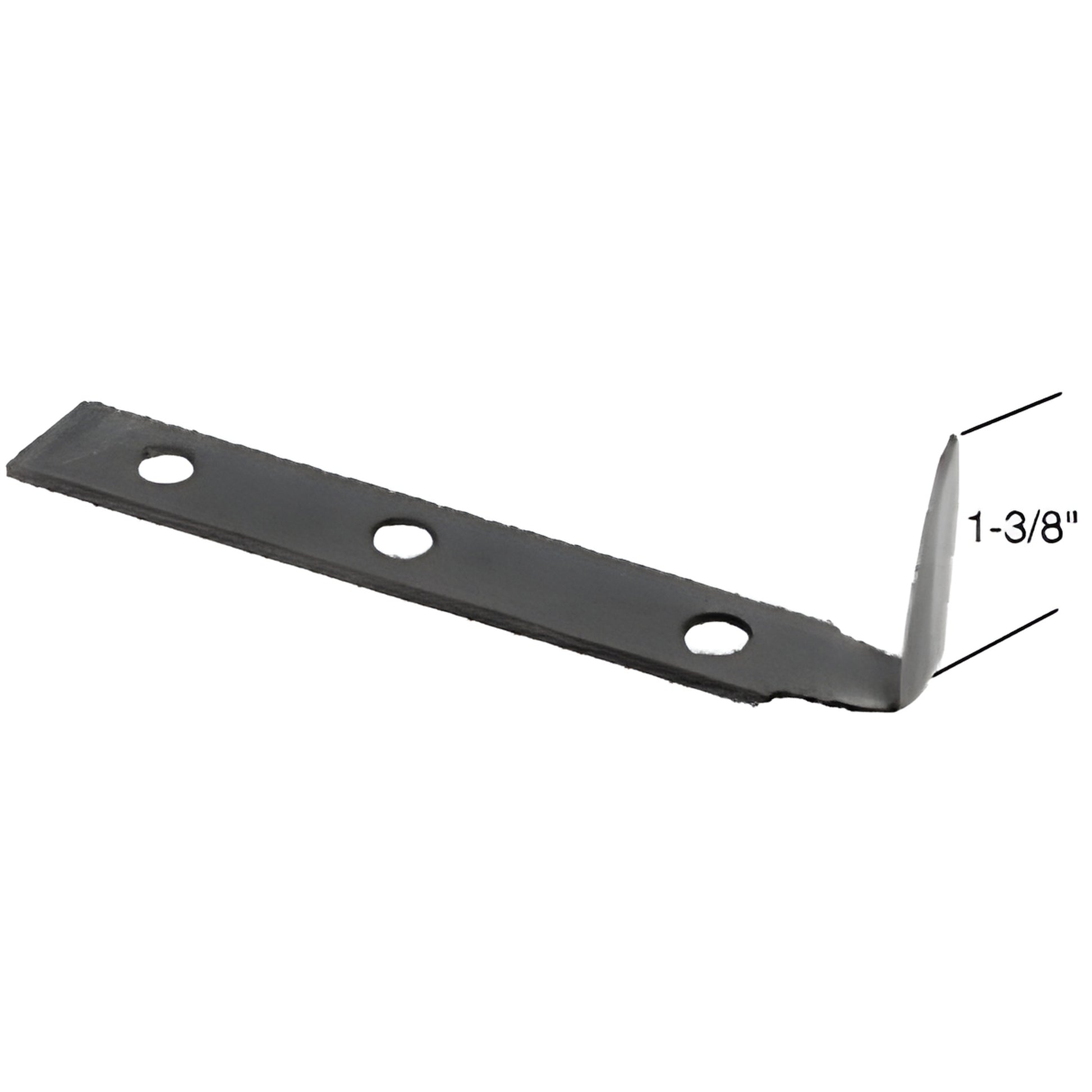 CRL coated cold knife blade RKB142 - black 1-3/8" cutting tip, 1/2" shank with three mounting holes for sealant removal