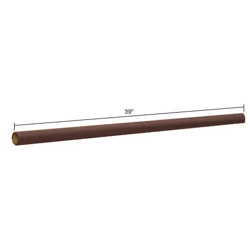 CRL Antique Brushed Copper 39\" Support Bar - Stylish Support for Glass Panels