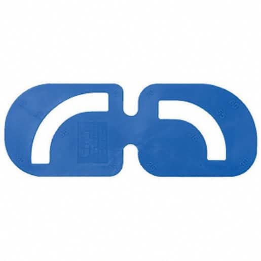 CRL Round Edge Template Guide - Precision tool for accurate round corner cutting