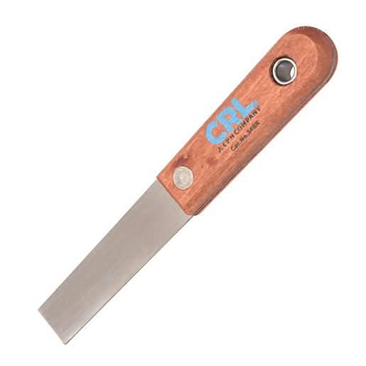 "CRL 3/4\" Stiff Putty Knife - Durable, precision tool for scraping and smoothing surfaces