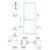 CRL-U.S. Aluminum 250 Narrow Stile 3x7 Active Door w/ Kynar & Lock