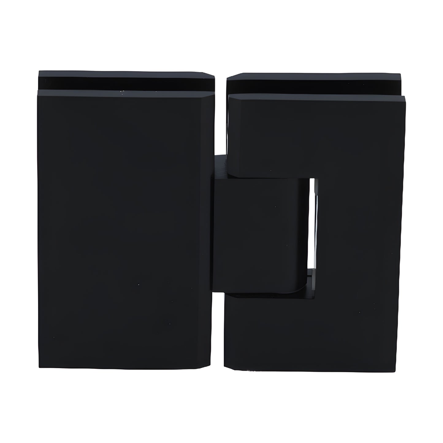 V1E1800RB Vienna oil-rubbed bronze squared glass-to-glass shower hinge for 3/8"-1/2" tempered glass