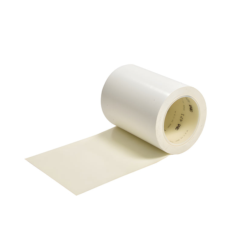CRL SBT5636 white vinyl sandblast tape roll, 6 in wide, adhesive stencil tape for glass etching and frosting