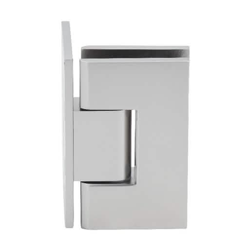 Satin Nickel Vienna 044 Series Wall Mount Offset Back Plate Hinge - Elegant and Durable.