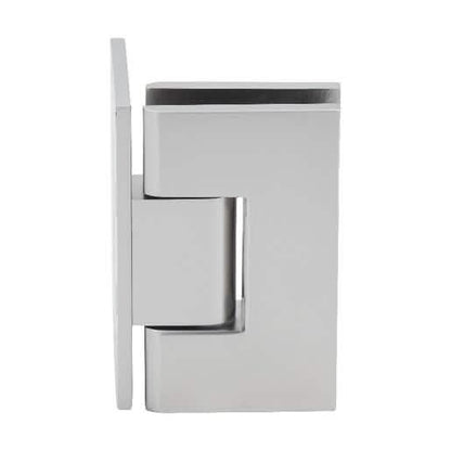 Satin Nickel Vienna 044 Series Wall Mount Offset Back Plate Hinge - Elegant and Durable.