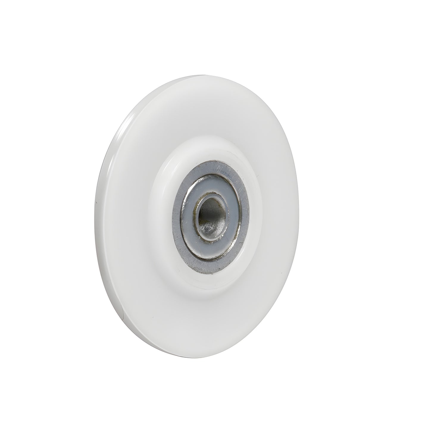 White 2 in concave nylon replacement wheel with metal ball bearing (REPK7N) for screen/spline rollers