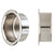 CRL Nickel-Plated Push-In Finger Pulls for Sliding Doors
