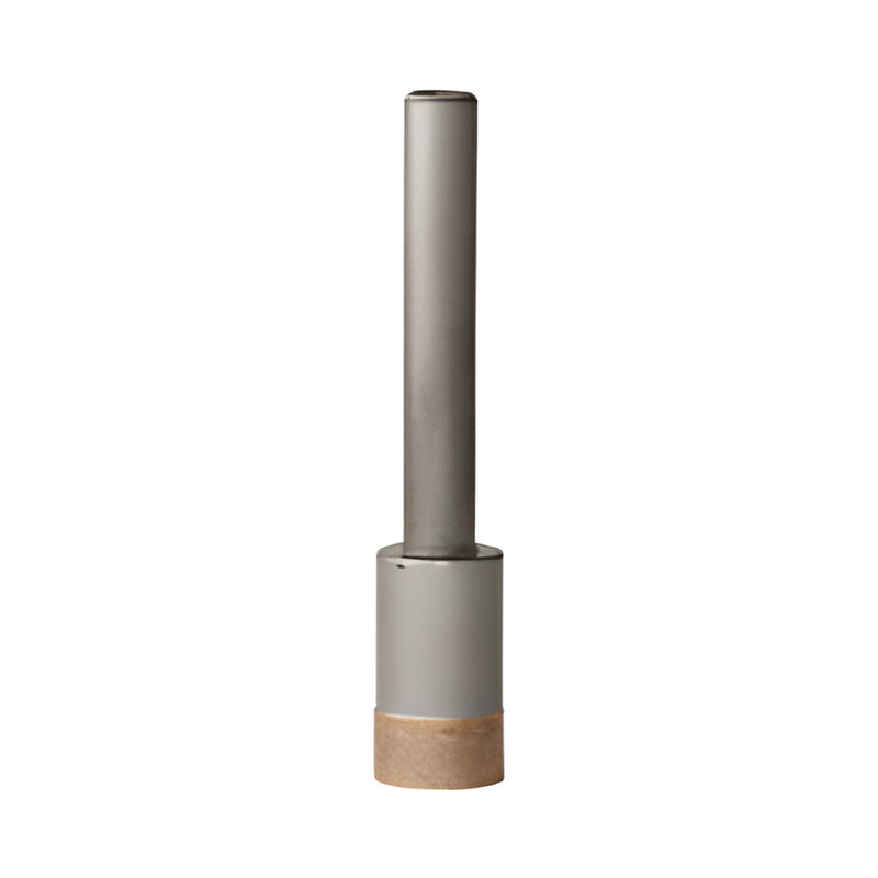 PD1116 metal-bond diamond glass drill, 11/16 in diameter with 3/8 in reduced straight shank, gray shaft and diamond-cut tip