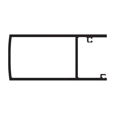 CRL-U.S. Inactive Meeting Stile 1-5/16" Glass 21'-2" Clear Anodized