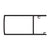 CRL-U.S. Aluminum Kynar® Inactive Door Stile for 1-5/16" Glass 21'-2"