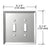 CRL Gray Double-Toggle Mirror Mounting Plate for Glass