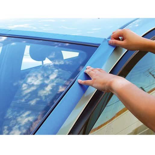 CRL 3M® Blue 1" Windshield & Trim Securing Tape - Durable, Reliable, Easy Application
