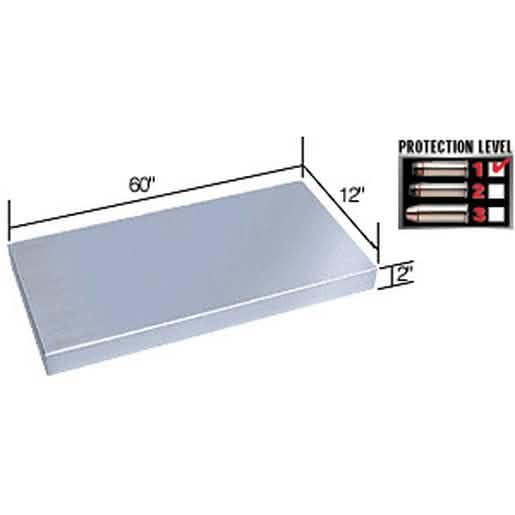 CRL Stainless Steel 60x12 Shelf - Durable, sleek design for modern storage solutions.